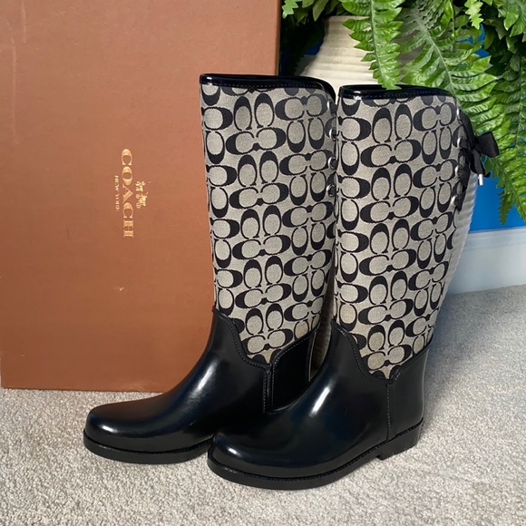 Coach Tristee Signature rain and snow boots